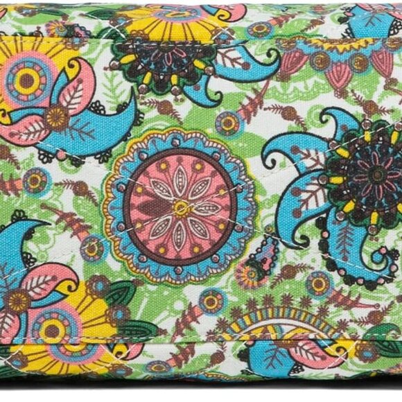 Women Canvas Tote Bag, Zipper Casual Tote's Handbag Large Capacity Shoulder Bag - Picture 7 of 7